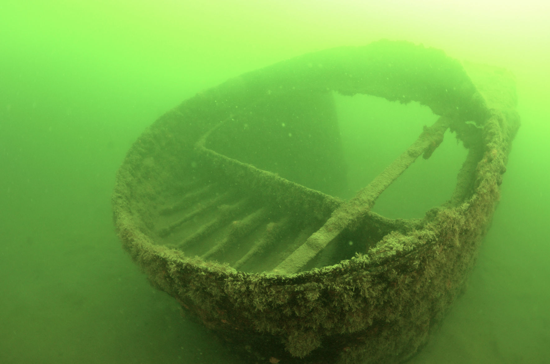 Abandoned dredge